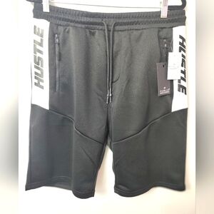 Public Record Hustle Men's Short‎ Zipped Pockets Elastic Waist Standard Fit Size